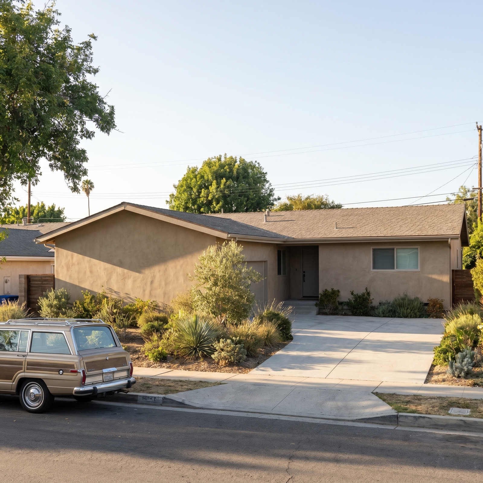 Smooth-coat finish on Sherman Oaks home